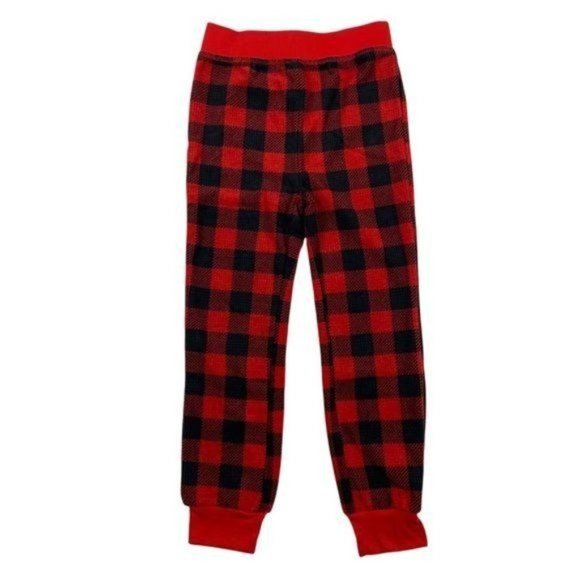 NWT Eddie Bauer with a plaid Moose Pajama Set Boys Girls Unisex 3T - Picture 5 of 10